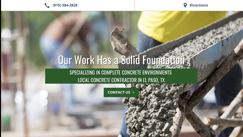 Jacon Concrete Contractors in El Paso, Texas