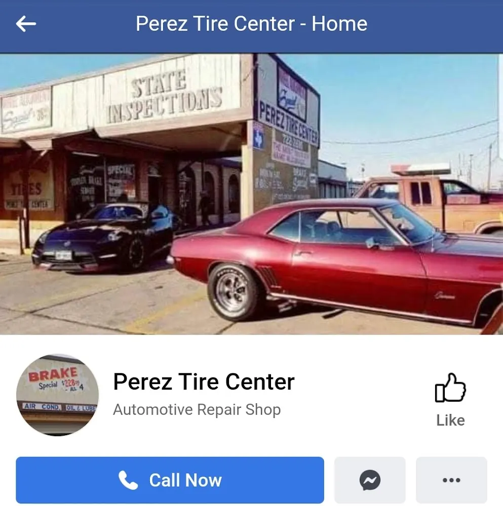 Perez Tire Center in Laredo, Texas