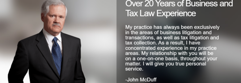 John McDuff, Attorney at Law