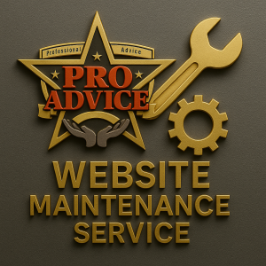 Website design and maintenance service by Professional Advice LLC in Texas